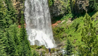 Tumalo Falls, Waterfall Bend Oregon